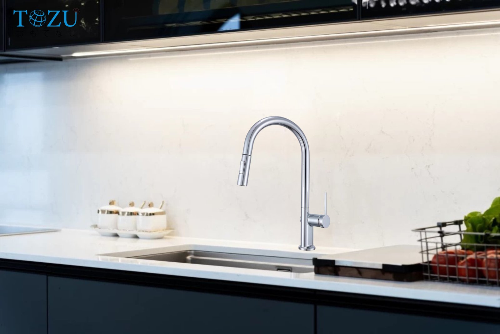 VÒI RỬA BÁT TOZU SENREI CHROME -H